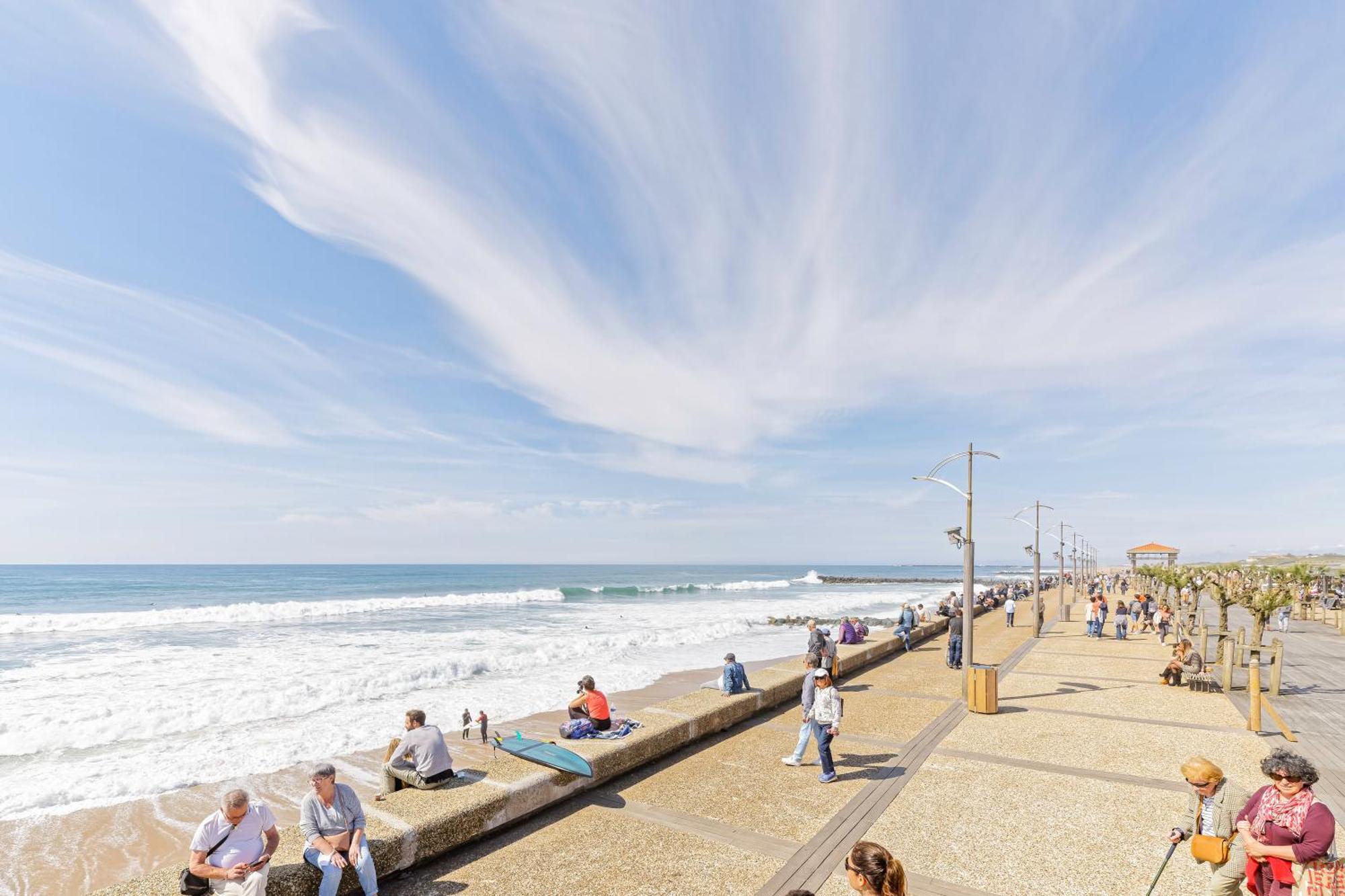Golden Sand Anglet Biarritz - Front De Mer - Parking Privatif Gratuit Eksteriør billede